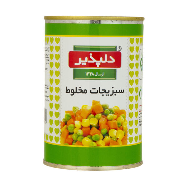 کنسرو سبزیجات دلپذیر ۴۲۰ گرم