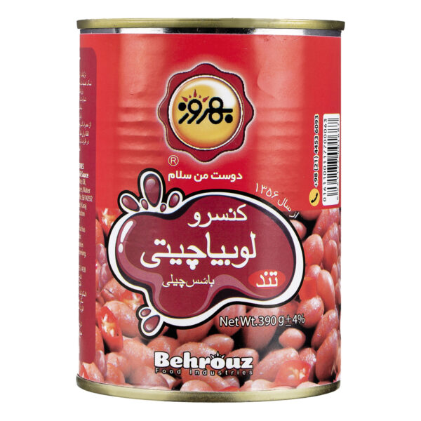 کنسرو لوبیا چیتی بهروز ۳۹۰ گرم