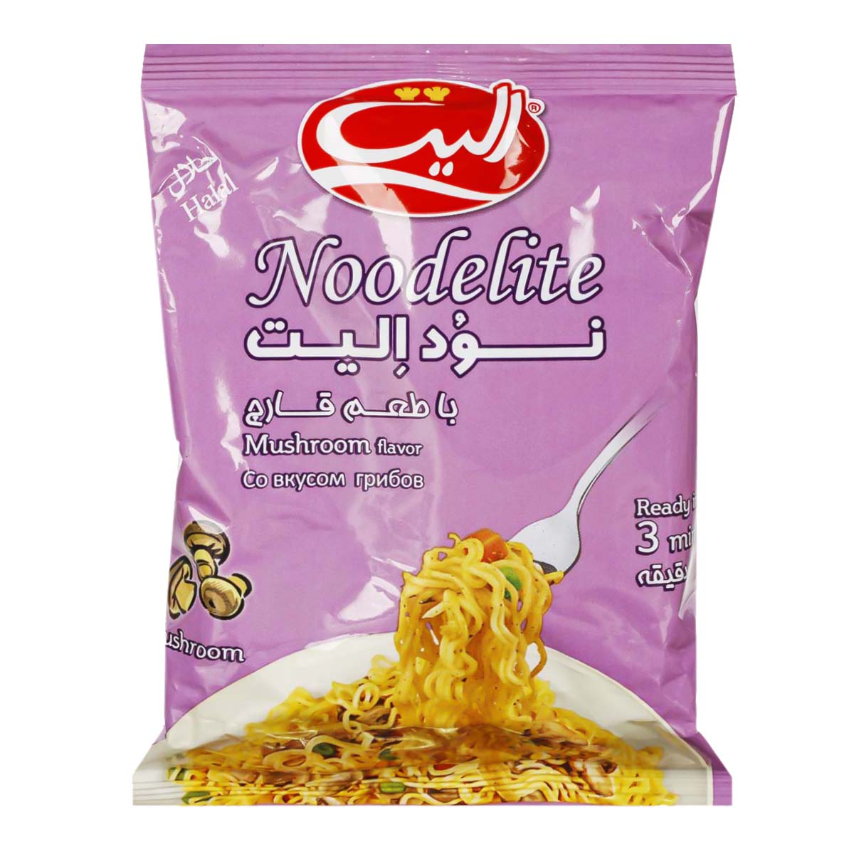 نودل با طعم قارچ الیت 75 گرم