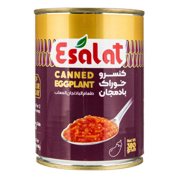 کنسرو خوراک بادمجان اصالت ۳۸۰ گرم