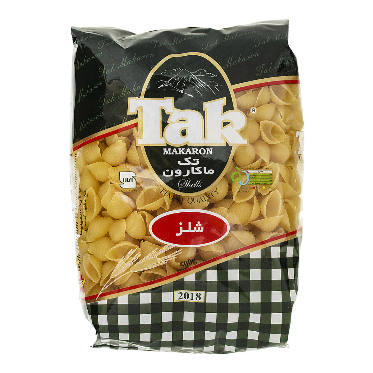 ماکارونی شلز تک ماکارون 500 گرم