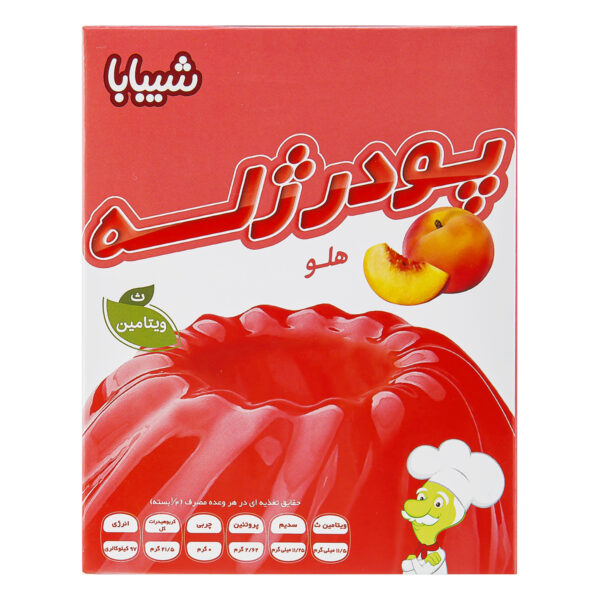 پودر ژله هلو شیبابا