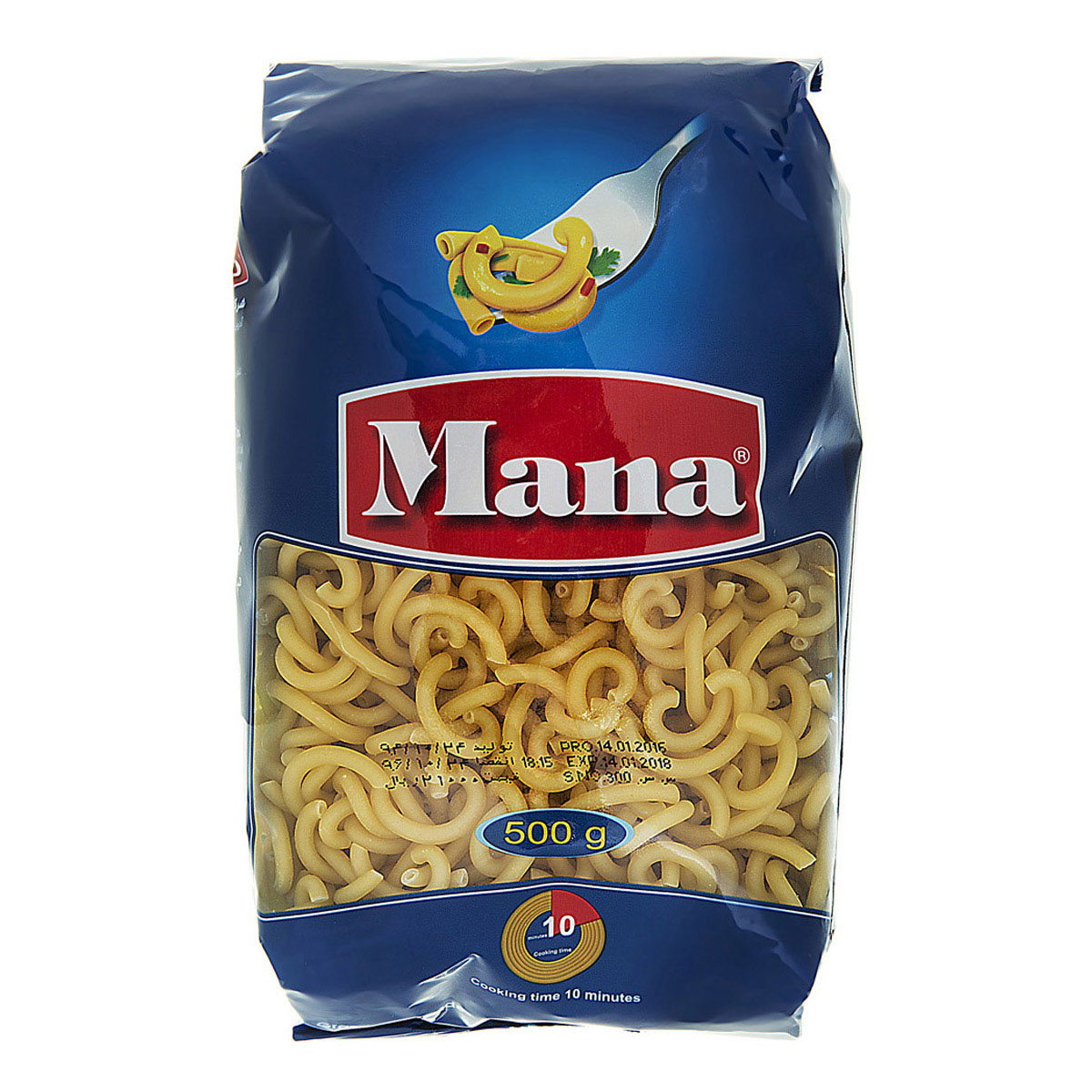 ماکارونی بریده مانا 500 گرم