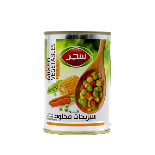 کنسرو سبزیجات سحر ۴۱۰ گرم