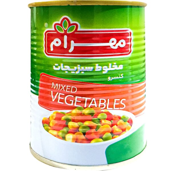 کنسرو سبزیجات مهرام ۴۰۰ گرم