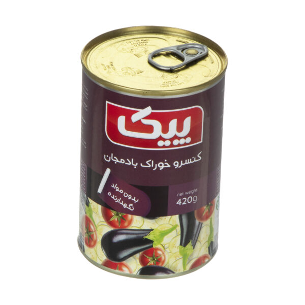 کنسرو خوراک بادمجان پیک