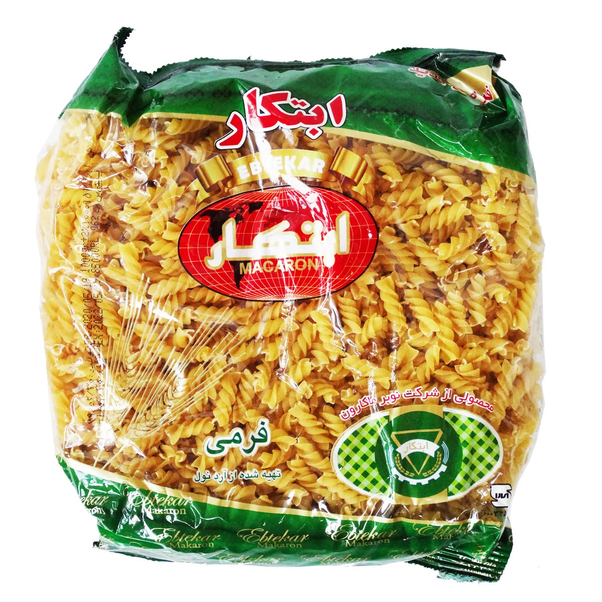 ماکارونی فرمی مته ای ابتکار 1 کیلوگرم