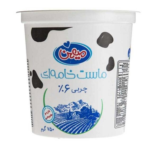 ماست خامه ای میهن پرچرب ۷۵۰ گرم
