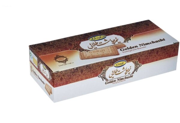 بیسکوئیت با طعم هل گرجی نیم چاشت طلایی730 گرم