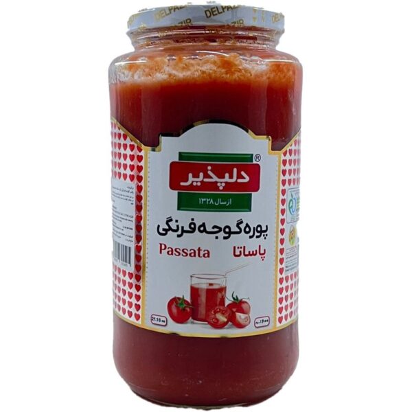 پوره گوجه فرنگی دلپذیر 600 گرم