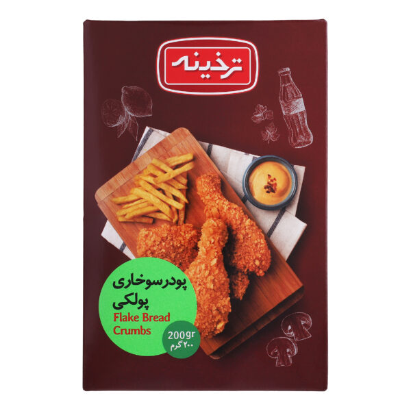 پودر سوخاری پولکی نارجی ترخینه 200 گرم