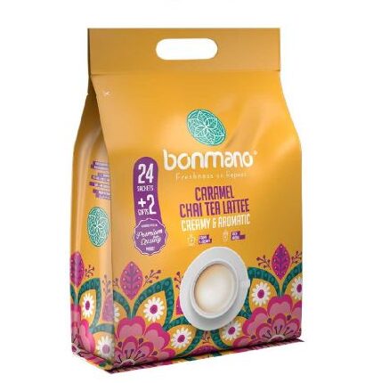 چای لاته کاراملی بن مانو24 عددی
