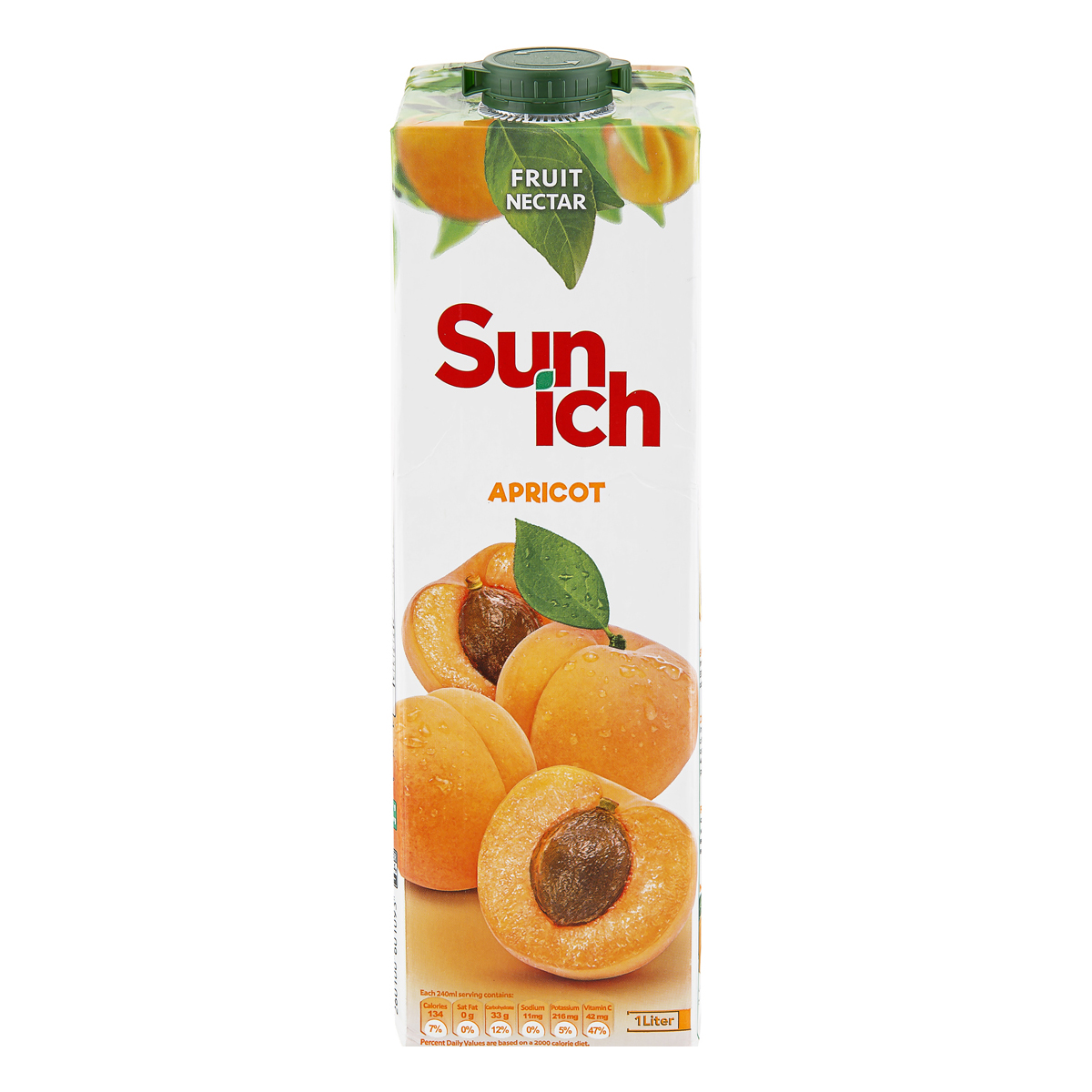 آبمیوه زردآلو سن ایچ 1 لیتر