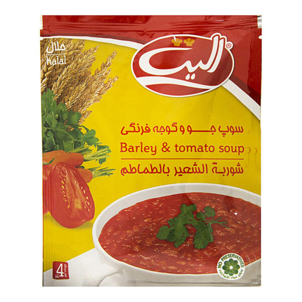 سوپ جووگوجه فرنگی نیمه آماده الیت 4 نفره