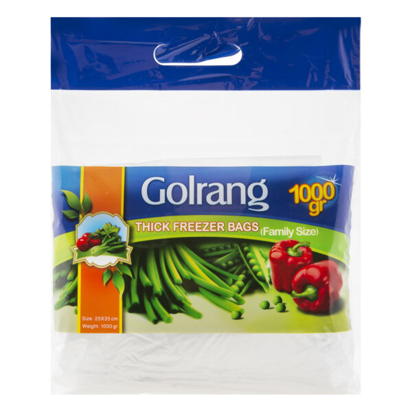 کیسه فریزر ضخیم خانواده 1000 گرم 35*25