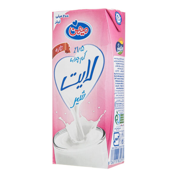 شیر کم چرب میهن 200 میل