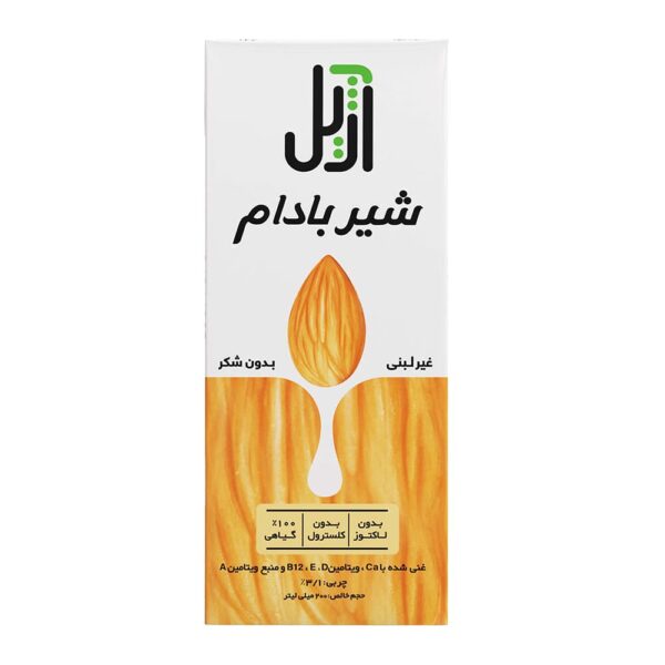 شیر بادام غیر لبنی آژیل 200 میل
