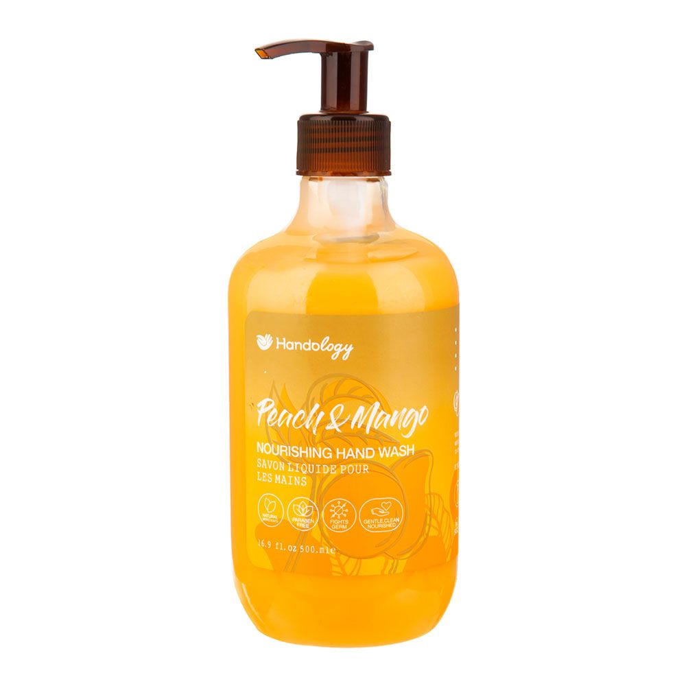 مایع دستشویی هلو و انبه هندولوژی 500 میل