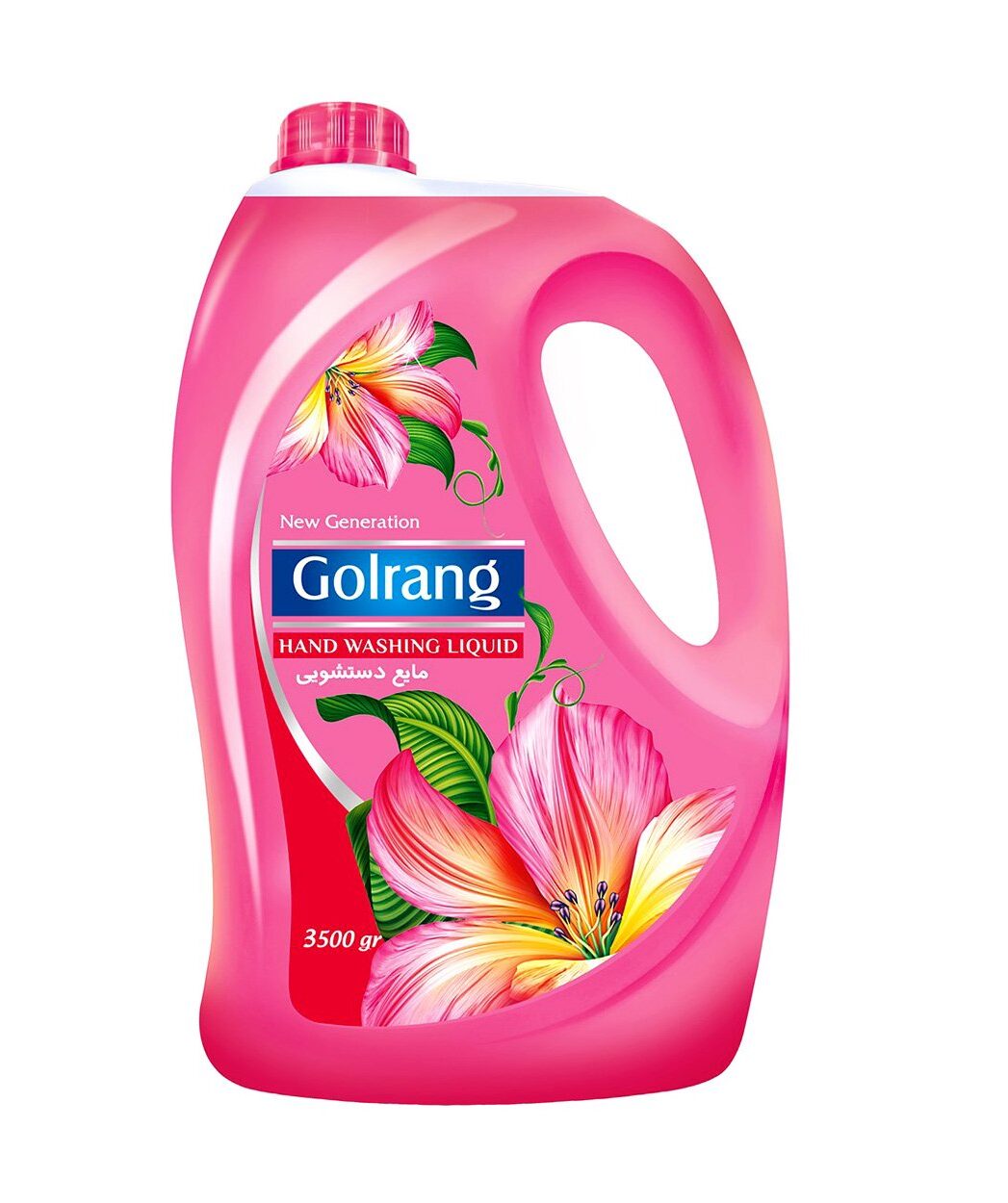 مایع دستشویی صورتی گلرنگ 3500 میل