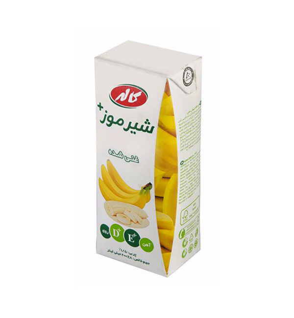 شیر موز غنی شده کاله ۲۰۰ میل