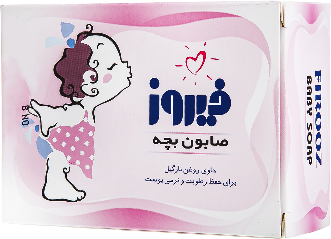 صابون بچه حاوی روغن نارگیل فیروز 100 گرم