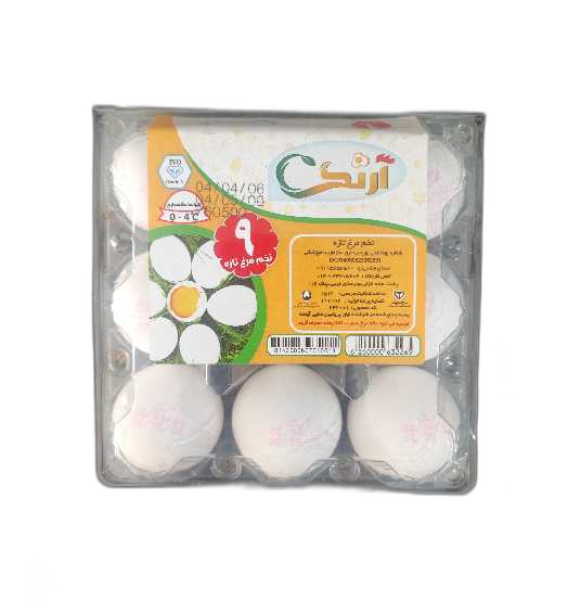 تخم مرغ آرنگ 9 عددی