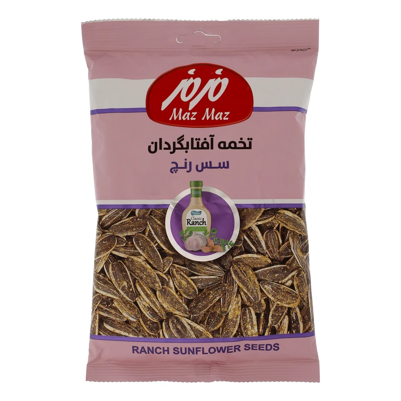 تخمه آفتابگردان سس رنچ مزمز